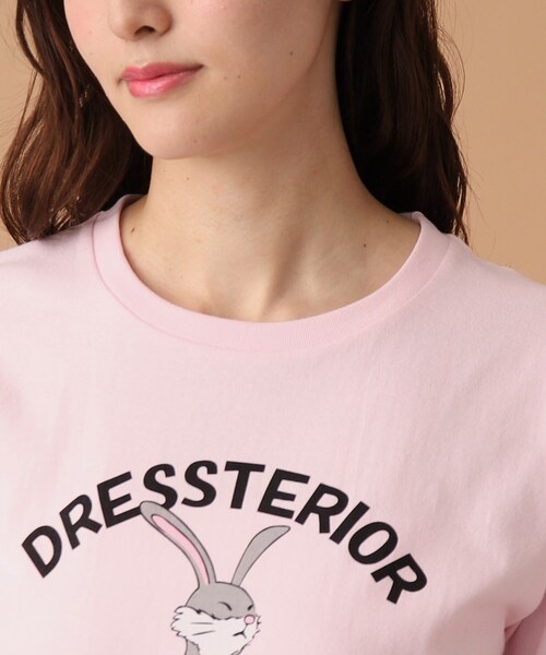DRESSTERIOR(ドレステリア)の「◆EC・ルクア大阪限定 ベスパラビットT(Tシャツ/カットソー・レディース・ホワイト/ピンク・38/36)」の22枚目の写真