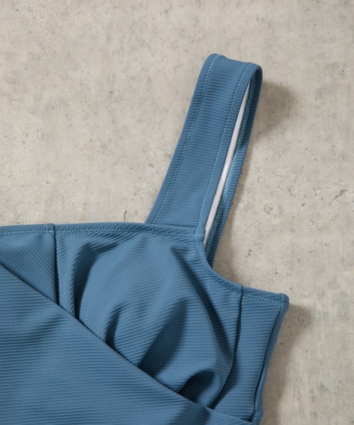 COLONY 2139（コロニートゥーワンスリーナイン）の「カシュクールホールワンピース（水着・レディース・ブラック/ブルー・FREE）」の7枚目の写真