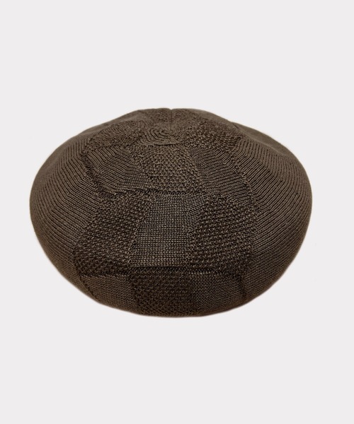 【セール】HUNTISM ハンティズム / Geom Jacquard Beret ジオムジャガードリネンニットベレー帽 / htm241011（ハンチング/ベレー帽）｜HUNTISM（ハンティズム） 6,160円