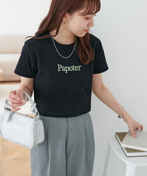 立体刺繍コンパクトT（Tシャツ/カットソー）｜DISCOAT（ディス
