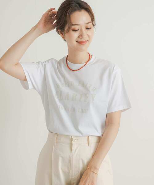 URBAN RESEARCH DOORS(アーバンリサーチドアーズ)の「ロゴプリントTシャツ(Tシャツ/カットソー・レディース・ブラック系その他/ベージュ系その他/グレー系その他・MEDIUM)」の11枚目の写真