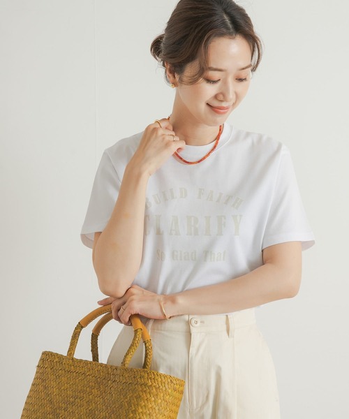URBAN RESEARCH DOORS(アーバンリサーチドアーズ)の「ロゴプリントTシャツ(Tシャツ/カットソー・レディース・ブラック系その他/ベージュ系その他/グレー系その他・MEDIUM)」の12枚目の写真