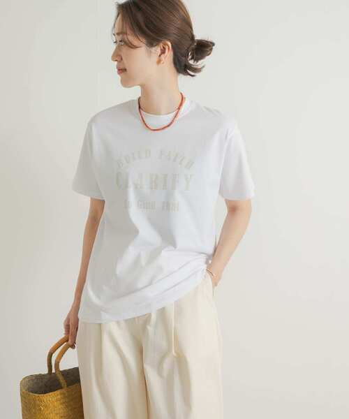URBAN RESEARCH DOORS(アーバンリサーチドアーズ)の「ロゴプリントTシャツ(Tシャツ/カットソー・レディース・ブラック系その他/ベージュ系その他/グレー系その他・MEDIUM)」の14枚目の写真