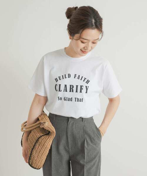 URBAN RESEARCH DOORS(アーバンリサーチドアーズ)の「ロゴプリントTシャツ(Tシャツ/カットソー・レディース・ブラック系その他/ベージュ系その他/グレー系その他・MEDIUM)」の22枚目の写真