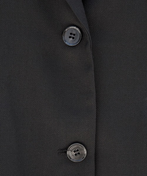 tiptop（ティップトップ）の「[セットアップ対応]リネンライク半袖テーラードジャケット（テーラードジャケット・レディース・アイボリー/チャコールグレー/ブラック/ブラウン・FREE）」の10枚目の写真