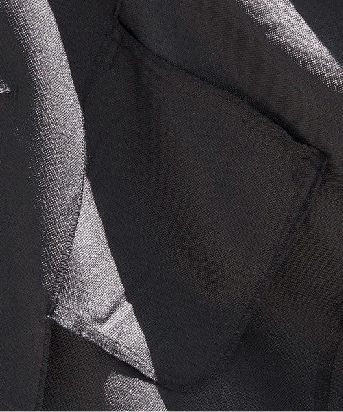 セール】[セットアップ対応]リネンライク半袖テーラードジャケット