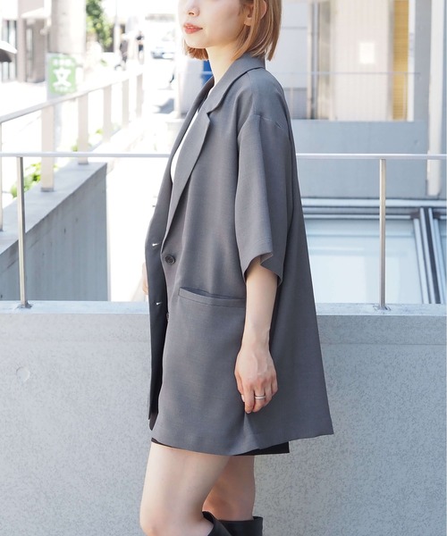 dium. リネンライクレイヤードジャケット DU250500 alumu dium. リネンライクレイヤードジャケット DU250500 alumu - メルカリ