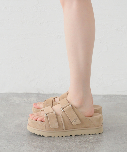 UGG W GOLDENSTAR HI SLIDEサンダル