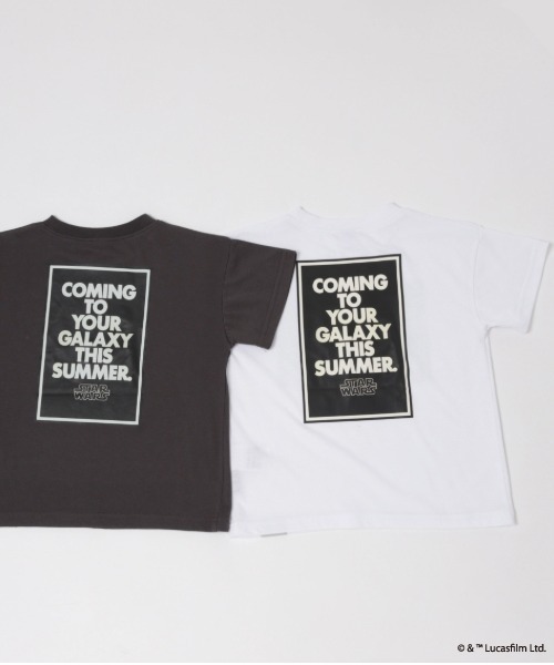 セール】【親子リンク】【Disney】Kidsスターウォーズ/半袖転写T（T