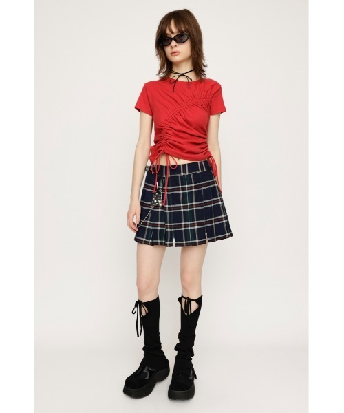 SLY（スライ）の「HOLE DESIGN SOCKS ホール デザイン ソックス（レッグウォーマー・レディース・ホワイト/ブラック・FREE）」の15枚目の写真