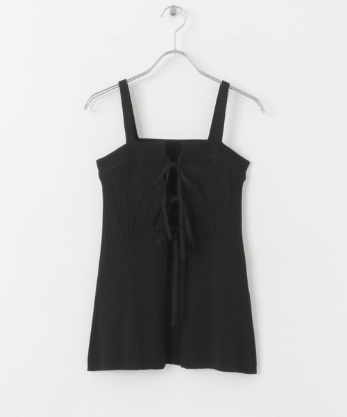 セール】フロントリボンニットキャミソール（キャミソール）｜SENSE OF