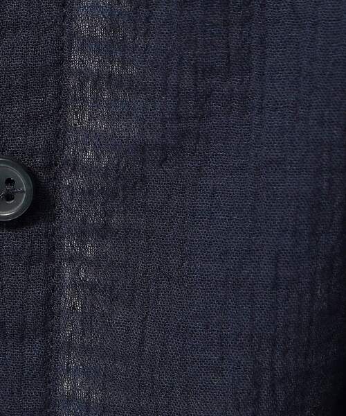 SHOO・LA・RUE（シューラルー）の「◆【洗える】ふんわり さらさら コットンシフォン 半袖ブラウス（シャツ/ブラウス・レディース・ホワイト/イエロー/オレンジ/ネイビー/ブルーグリーン・02/03/04）」の10枚目の写真