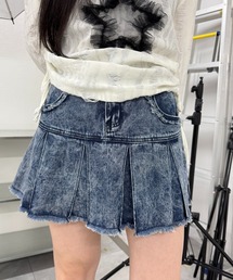 WEGO｜ウィゴーのデニムスカート（プリーツ）通販 - ZOZOTOWN