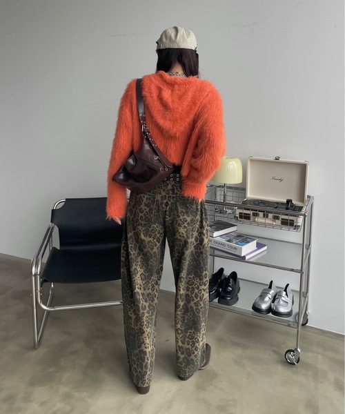 SHAGGIE（シャギー）の「ヴィンテージハンチング帽（ハンチング/ベレー帽・レディース・ブラック/ベージュ・FREE）」の9枚目の写真