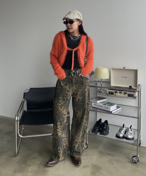 SHAGGIE（シャギー）の「ヴィンテージハンチング帽（ハンチング/ベレー帽・レディース・ブラック/ベージュ・FREE）」の8枚目の写真