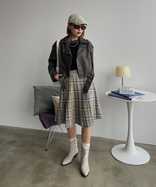 SHAGGIE（シャギー）の「ヴィンテージハンチング帽（ハンチング/ベレー帽・レディース・ブラック/ベージュ・FREE）」の10枚目の写真