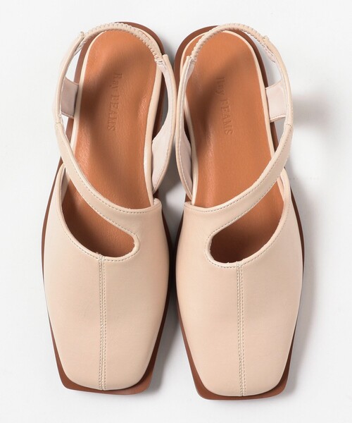 Ray BEAMS(レイビームス)の「カット アウト ミュール(サンダル・レディース・オフホワイト/ブラック・24.5cm/24.0cm/23.5cm/23.0cm/25.0cm)」の16枚目の写真