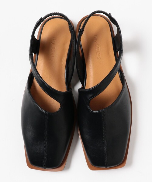 Ray BEAMS(レイビームス)の「カット アウト ミュール(サンダル・レディース・オフホワイト/ブラック・24.5cm/24.0cm/23.5cm/23.0cm/25.0cm)」の22枚目の写真