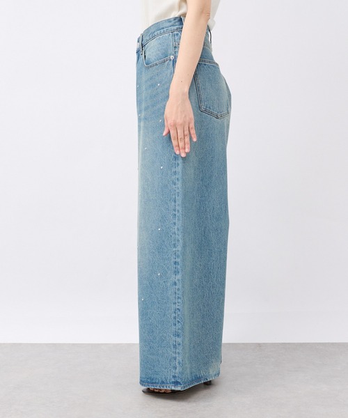 RIVE DROITE(リヴドロワ)の「【à Nice (ア ・ニース)】ビジューデニム(デニムパンツ・レディース・ブルー・36/38)」の7枚目の写真