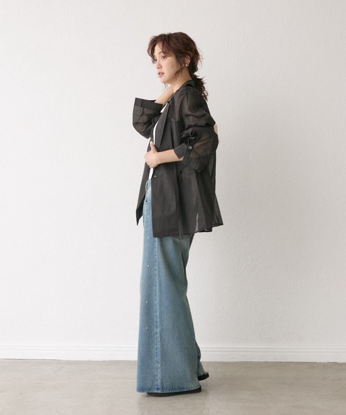 RIVE DROITE(リヴドロワ)の「【à Nice (ア ・ニース)】ビジューデニム(デニムパンツ・レディース・ブルー・36/38)」の16枚目の写真