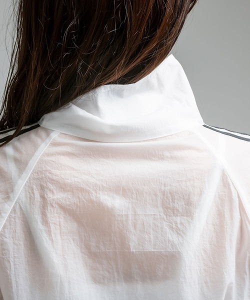 OLIVE des OLIVE（オリーブデオリーブ）の「リボンライン5分袖シアブルゾン　1041070150（ブルゾン・レディース・オフホワイト/ブラック・FREE）」の13枚目の写真