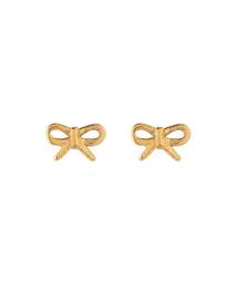 【ステンレス】ミニリボンピアス