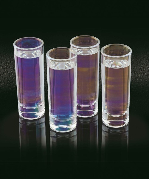 バークラフト/レインボー トール ショットグラス 60ml 4個セット