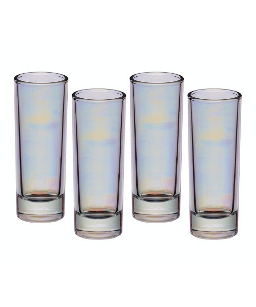 バークラフト/レインボー トール ショットグラス 60ml 4個セット