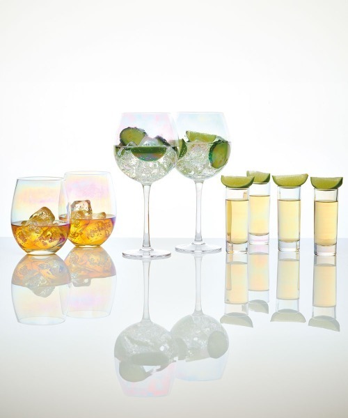 バークラフト/レインボー トール ショットグラス 60ml 4個セット