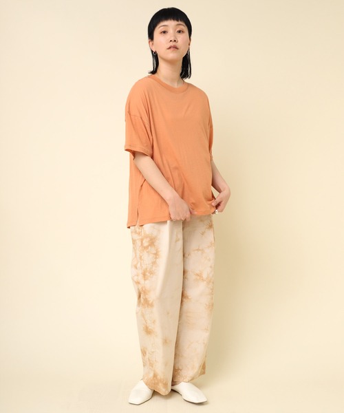 RNA-N(アールエヌエーエヌ)の「M2231 100/天竺オーバー半袖T(Tシャツ/カットソー・レディース・ブルー/オレンジ/ブラック・MEDIUM)」の15枚目の写真