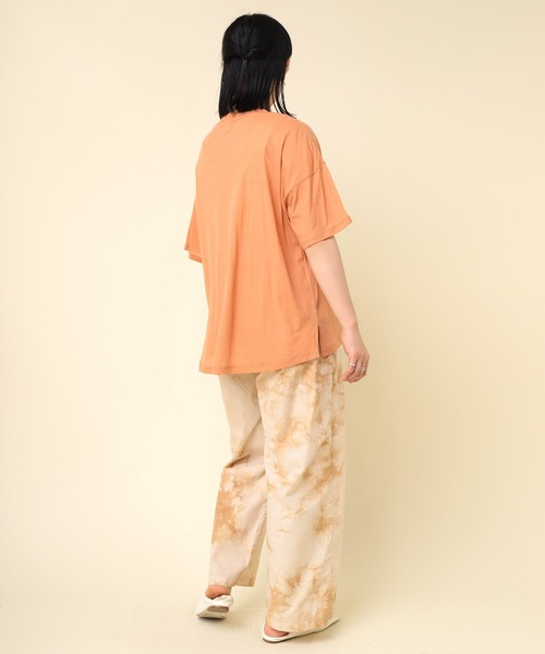 RNA-N(アールエヌエーエヌ)の「M2231 100/天竺オーバー半袖T(Tシャツ/カットソー・レディース・ブルー/オレンジ/ブラック・MEDIUM)」の17枚目の写真