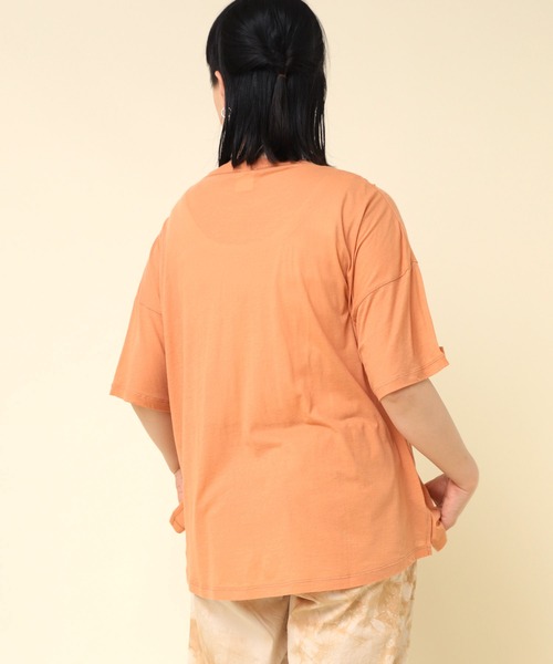 RNA-N(アールエヌエーエヌ)の「M2231 100/天竺オーバー半袖T(Tシャツ/カットソー・レディース・ブルー/オレンジ/ブラック・MEDIUM)」の14枚目の写真