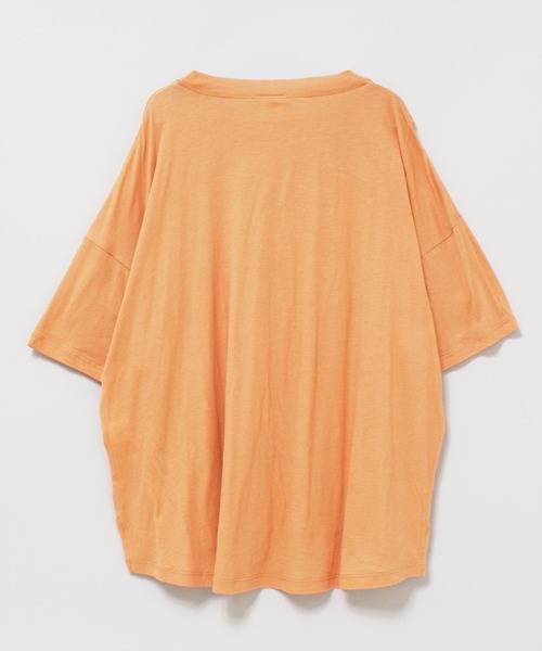 RNA-N(アールエヌエーエヌ)の「M2231 100/天竺オーバー半袖T(Tシャツ/カットソー・レディース・ブルー/オレンジ/ブラック・MEDIUM)」の5枚目の写真