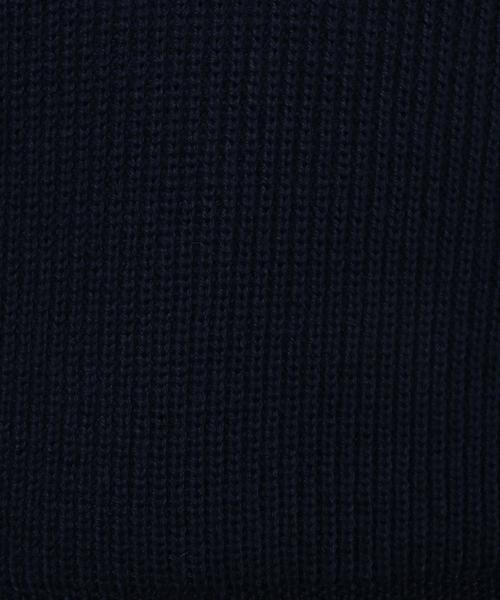 green label relaxing（グリーンレーベルリラクシング）の「KF HandWash FLC カタアゼ ニット ベスト◆（ベスト・レディース・ネイビー/オフホワイト・フリー）」の8枚目の写真