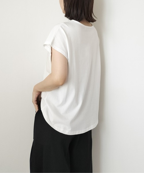Virca(ヴィルカ)の「ドビー切替プルオーバー(Tシャツ/カットソー・レディース・ブルー/オフホワイト/ブラック・38)」の16枚目の写真