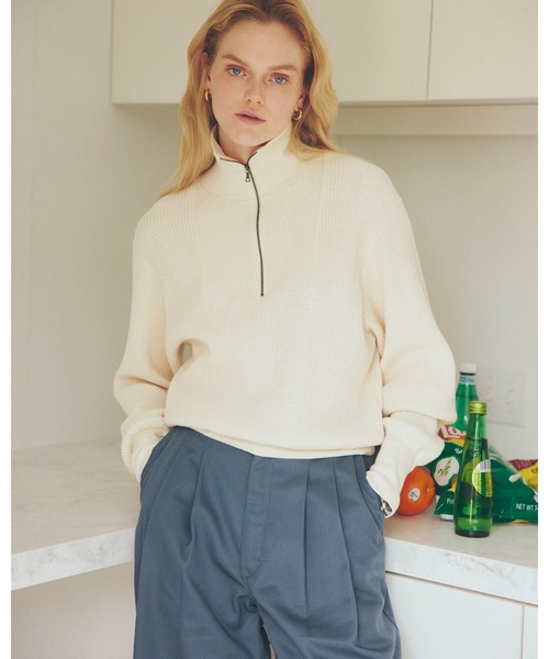 shinzone ハーフジップ　ナチュラル THE SHINZONE（ザ シンゾーン）の「THE SHINZONE/シンゾーン