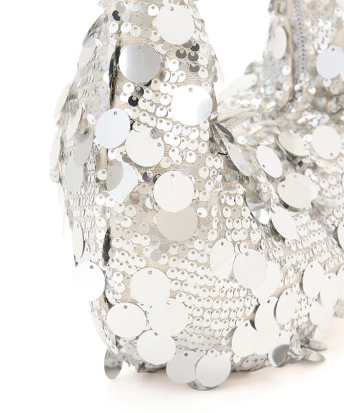 N.（N. Natural Beauty Basic）（エヌエヌナチュラルビューティーベーシック）の「◆スパンコールチェーンバッグ（ショルダーバッグ・レディース・ブラック/シルバー・FREE）」の16枚目の写真