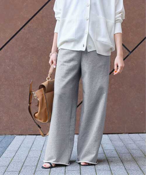 Spick & Span（スピックアンドスパン）の「≪追加2≫スウェットルーズパンツ（スウェットパンツ・レディース・ブラック/ライトグレー・36/38）」の9枚目の写真