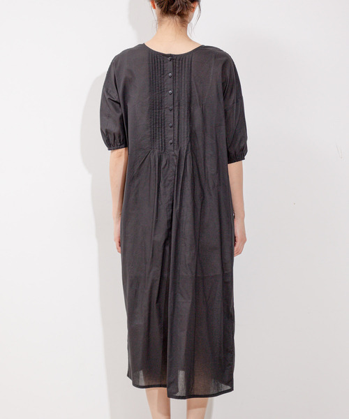 Jayro(ジャイロ)の「インド綿タックロングワンピース(ワンピース・レディース・ピンク/ブラック/ブルー・M)」の18枚目の写真