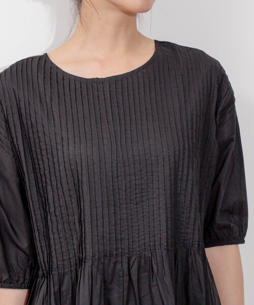 Jayro(ジャイロ)の「インド綿タックロングワンピース(ワンピース・レディース・ピンク/ブラック/ブルー・M)」の21枚目の写真