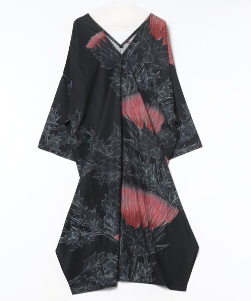 カヤ(カヤ)の「【カヤ】薊乃ワンピース(ワンピース・レディース・ホワイト×ブルー/パープル系その他/スミクロ・FREE)」の15枚目の写真