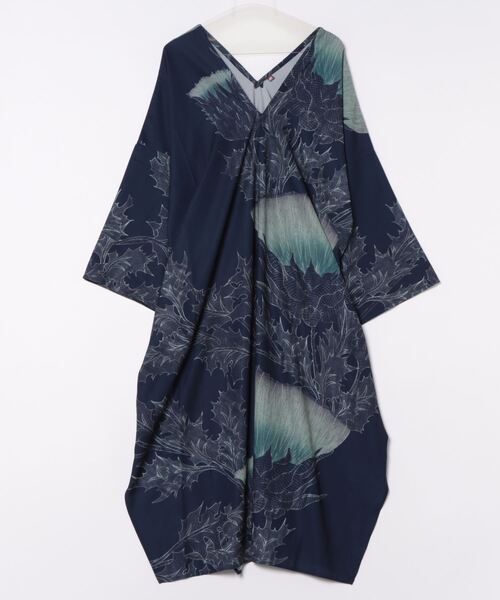 カヤ(カヤ)の「【カヤ】薊乃ワンピース(ワンピース・レディース・ホワイト×ブルー/パープル系その他/スミクロ・FREE)」の16枚目の写真