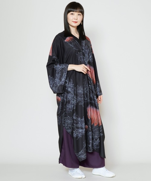 カヤ(カヤ)の「【カヤ】薊乃ワンピース(ワンピース・レディース・ホワイト×ブルー/パープル系その他/スミクロ・FREE)」の17枚目の写真