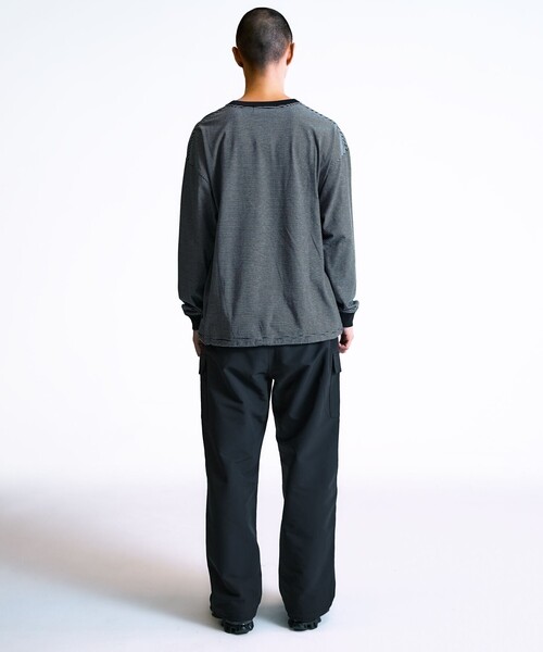 City Ambient Products（シティアンビエントプロダクツ）の「City Ambient Products: SHELTECH(R) マイクロボーダー 長袖Tシャツ（Tシャツ/カットソー・メンズ・チャコールグレー/ブラック・LARGE/MEDIUM/SMALL）」の13枚目の写真