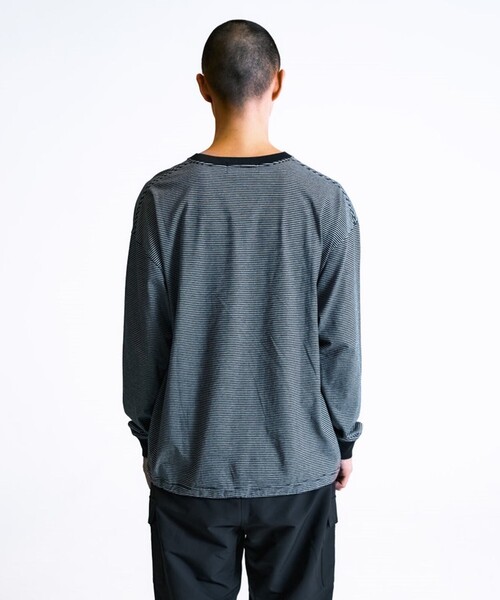 City Ambient Products（シティアンビエントプロダクツ）の「City Ambient Products: SHELTECH(R) マイクロボーダー 長袖Tシャツ（Tシャツ/カットソー・メンズ・チャコールグレー/ブラック・LARGE/MEDIUM/SMALL）」の17枚目の写真