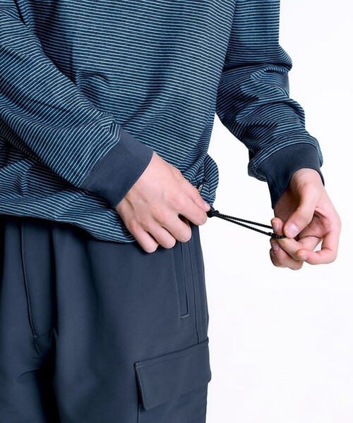 City Ambient Products（シティアンビエントプロダクツ）の「City Ambient Products: SHELTECH(R) マイクロボーダー 長袖Tシャツ（Tシャツ/カットソー・メンズ・チャコールグレー/ブラック・LARGE/MEDIUM/SMALL）」の22枚目の写真