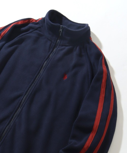 U.S. POLO ASSN.(ユーエスポロアッスン)の「【U.S. POLO ASSN./ユーエスポロアッスン】フリース トラックジャケット(ブルゾン・メンズ・杢グレー/ブラック/ベージュ/ネイビー・LL/M/L)」の8枚目の写真