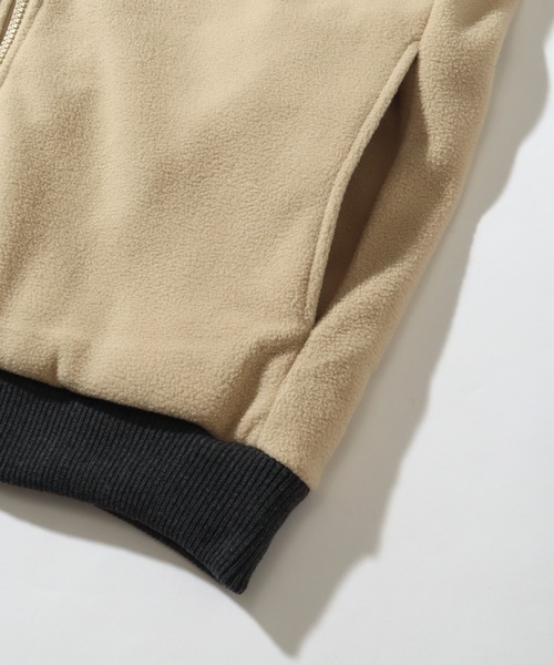 U.S. POLO ASSN.(ユーエスポロアッスン)の「【U.S. POLO ASSN./ユーエスポロアッスン】フリース トラックジャケット(ブルゾン・メンズ・杢グレー/ブラック/ベージュ/ネイビー・LL/M/L)」の15枚目の写真