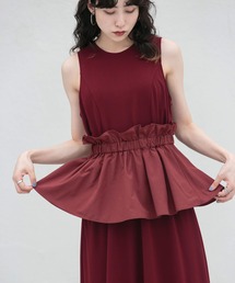 KBF | ペプラムSETカットワンピース(ワンピース)