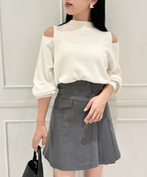 SNIDEL | コールドショルダープルオーバー(ニット/セーター)